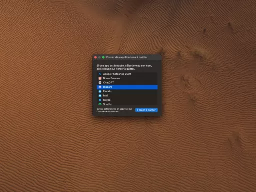 Guide pour forcer la fermeture des applications bloquées sur Mac facilement