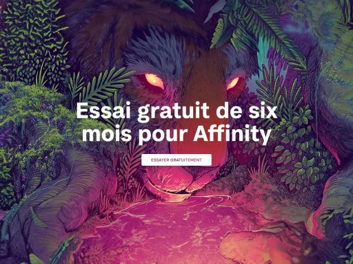 Essai gratuit Affinity six mois