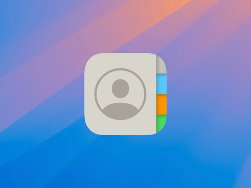 Icône carnet d'adresses sur fond dégradé.