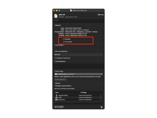 fonction modele macos