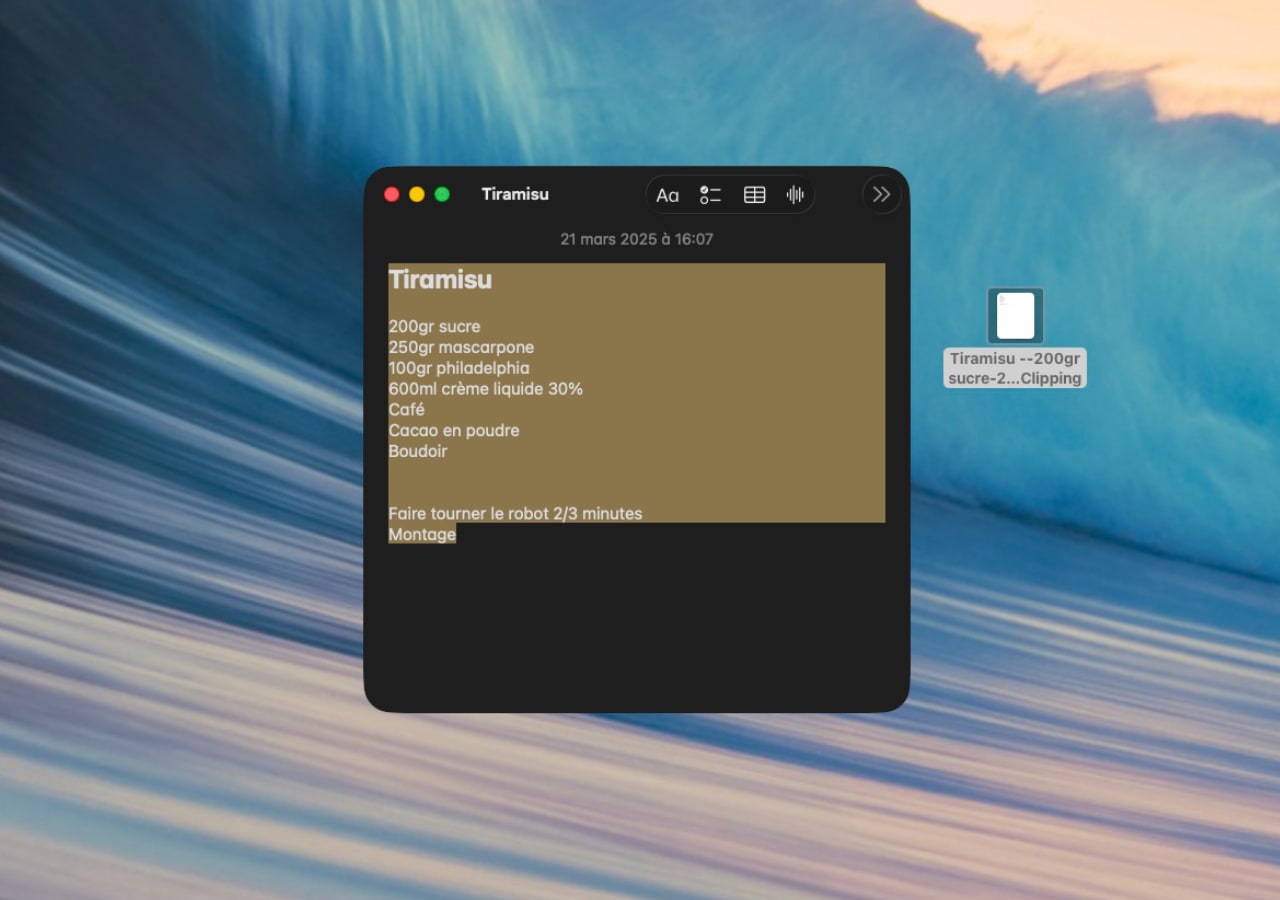 text clippings macos