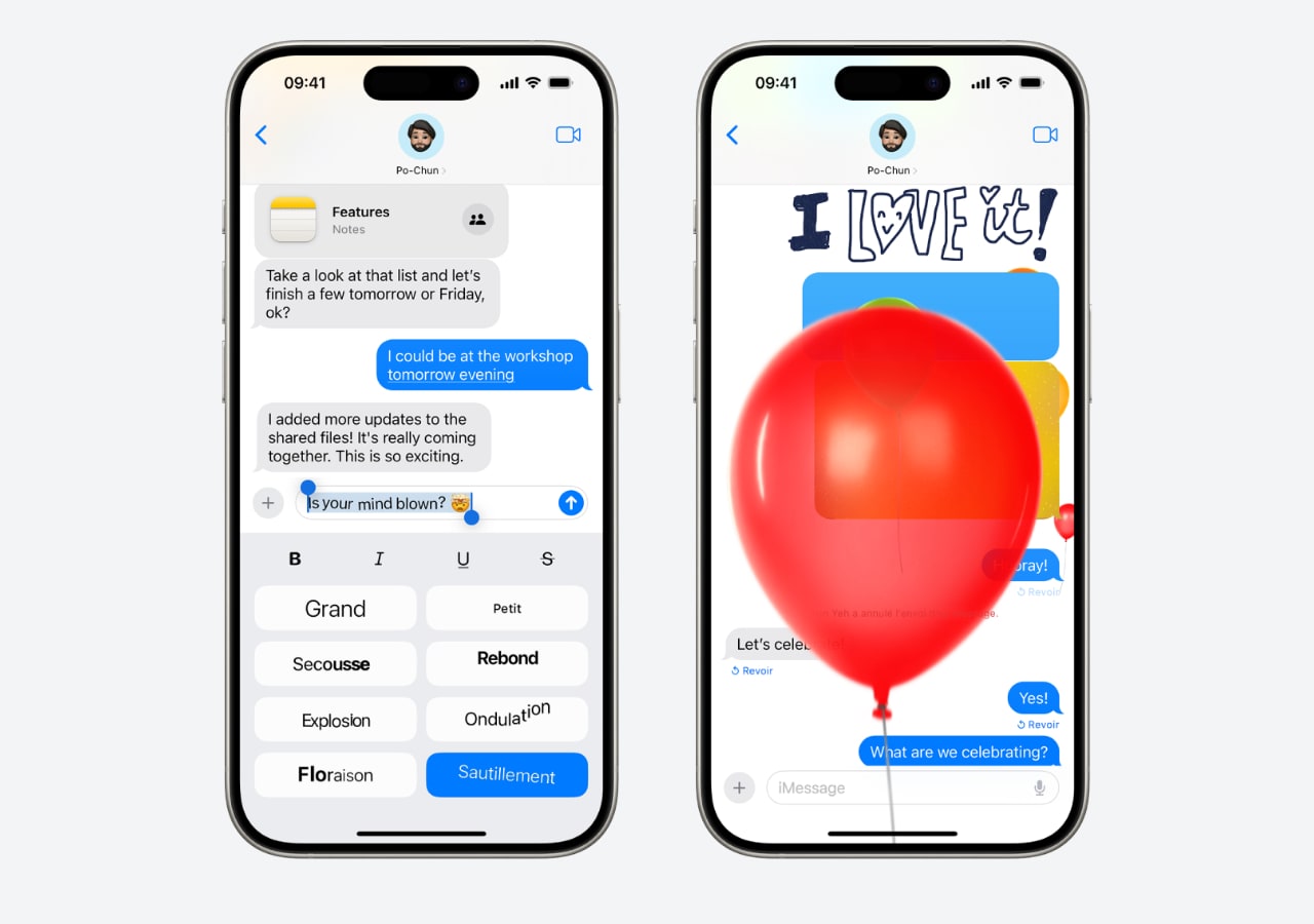 1 comment desactiver suggestions effets texte messages iphone ipad