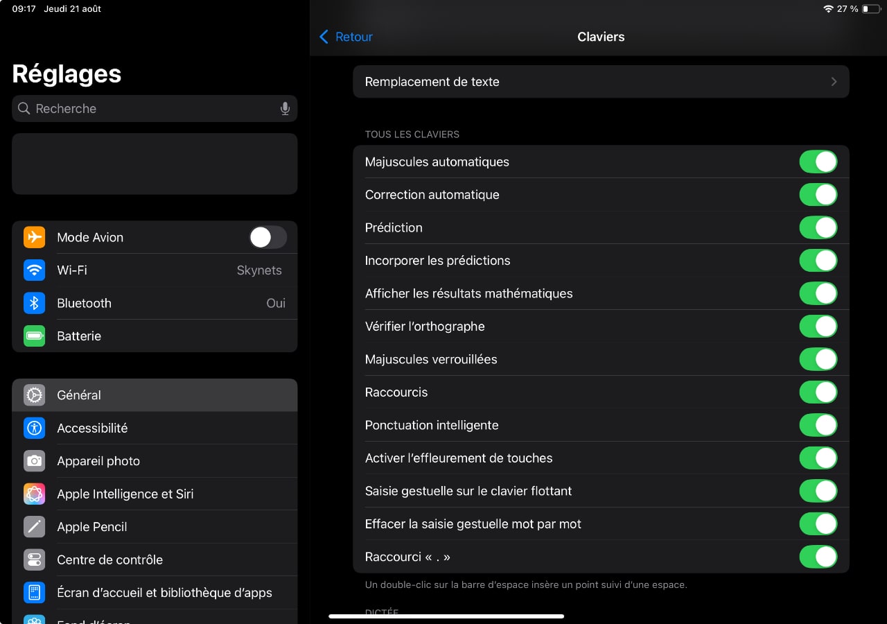 comment desactiver suggestions effets texte messages iphone ipad