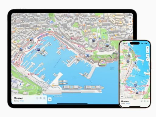 Cartes de Monaco sur iPad et iPhone.
