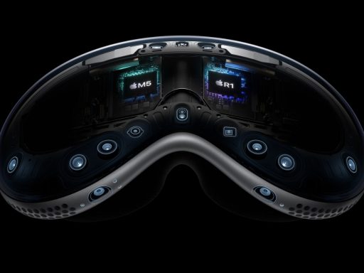Casque de réalité virtuelle vue de face.