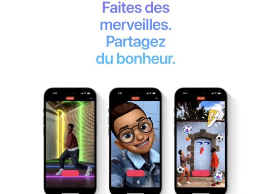 Trois écrans de téléphone affichent des vidéos amusantes.