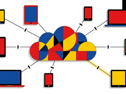 Illustration stylisée d'un nuage iCloud avec des lignes de synchronisation brisées, représentant le bug CloudKit corrigé dans iOS 26.4.1