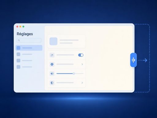 Fenêtre Réglages Système de macOS 27 étirée horizontalement, avec sa poignée de redimensionnement