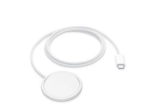 Chargeur MagSafe d'Apple avec câble USB-C tressé blanc